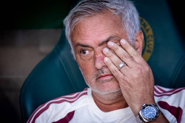 Sport Bilder des Tages #2 Fußball, Testspiel, Ferencvaros Budapest -Real Madrid FERENCVAROS - REAL MADRID Head coach of Real Madrid Jose Mourinho during the FIFA friendly football match between Ferencvaros and Ream Madrid CF at the Ferencvaros stadium (Groupama arena). Budapest, Hungary, August 08, 2026. Photo by Branislav Racko Copyright: xx 080A7803