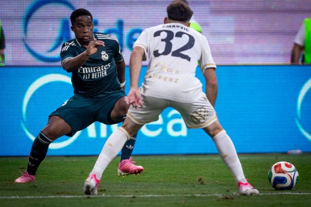 Fußball, Testspiel, Ferencvaros Budapest -Real Madrid FERENCVAROS - REAL MADRID Endrick Felipe Moreira de Sousa of Real during the FIFA friendly football match between Ferencvaros and Ream Madrid CF at the Ferencvaros stadium (Groupama arena). Budapest, Hungary, August 08, 2026. Photo by Branislav Racko Copyright: xx 080A8778