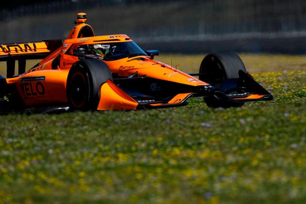 August 8, 2026, Portland, Oregon, USA: Christian Lundgaard drives the 7 Arrow McLaren Chevrolet during practice and qualifying for the IndyCar, Indy Car, IRL, USA Grand Prix of Portland at the Portland International Raceway. IndyCar Qualifying Portland Grand Prix  - ZUMAd212 20260808_zsp_d212_011 Copyright: xRichardxDolex