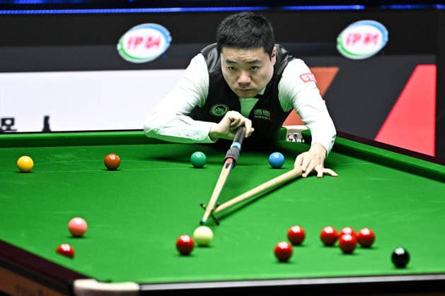 TAIYUAN, CHINA - AUGUST 08: Ding Junhui of China plays a shot in the first round match against David Gilbert of England on day 1 of the 2026 World Snooker Tour China Open at Taiyuan Binhe Sports Center on August 8, 2026 in Taiyuan, Shanxi Province of China.  Copyright: xChinaxNewsxServicex 111658816746