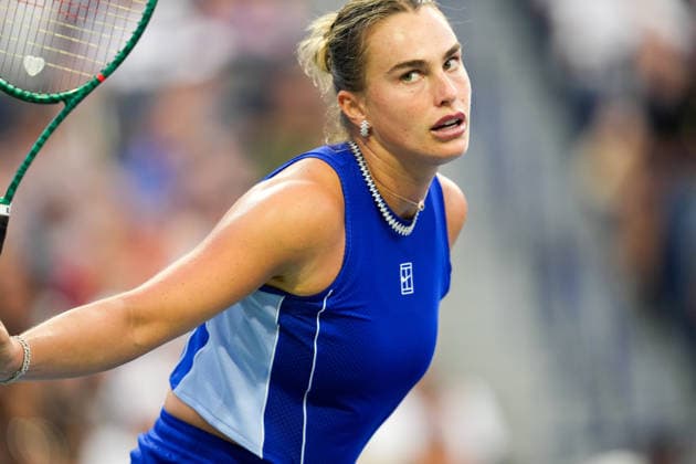 National Bank Open 2026 - Day 8 TORONTO, CANADA - AUGUST 8 : Aryna Sabalenka in action against Ekaterina Alexandrova in the round of 16 during the WTA, Tennis Damen 1000 National Bank Open in Toronto, Ontario, Canada on August 8, 2026. Mert Alper Dervis Anadolu Ontario Canada. Editorial use only. Please get in touch for any other usage.  Copyright: x2026xAnadoluxMertxAlperxDervisx