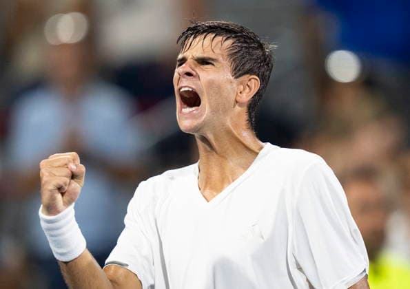 Sport Bilder des Tages #2 August 8, 2026, Montreal, Pq, Canada: L Espagnol Rafael Jodar co loÂ¨bre aproÂ¨s avoir vaincu le TchoÂ¨que Jiri Lehecka lors du quatrioÂ¨me tour de l Omnium de tennis Banque Nationale, le samedi 8 aooÂ»t 2026, o Montro al. LA PRESSE CANADIENNE Canada News - August 8, 2026  - ZUMAc35_ 20260808_zaf_c35_166 Copyright: xChristinnexMuschix