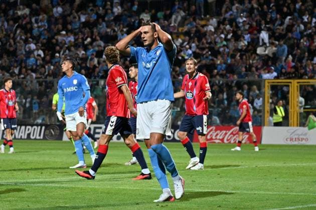 Foto IPP Felice De Martino Castel di Sangro Aq 08 08 2026 Calcio Partita Amichevole 2026 2027 Napoli - Celta De Vigo Nella foto: Lorenzo Lucca Italy Photo Press World Copyright *** Photo: IPP Felice De Martino, Castel di Sangro, Aquila, August 8, 2026. Soccer Friendly Match 20262027: Napoli vs. Celta de Vigo. Pictured: Lorenzo Lucca. Italy Photo Press World. Copyright  Castel di Sangro italy Italia ITALY  Copyright: xIMAGO R4924_italyphotopressx
