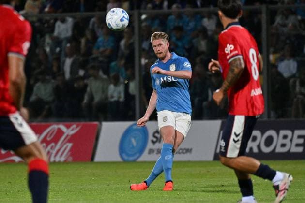 Foto IPP Felice De Martino Castel di Sangro Aq 08 08 2026 Calcio Partita Amichevole 2026 2027 Napoli - Celta De Vigo Nella foto: Kevin De Bruyne Italy Photo Press World Copyright *** IPP Photo: Felice De Martino, Castel di Sangro, Aquila, August 8, 2026 Soccer Friendly Match 20262027: Napoli vs. Celta de Vigo. Pictured: Kevin De Bruyne. Italy Photo Press World. Copyright  Castel di Sangro italy Italia ITALY  Copyright: xIMAGO R4924_italyphotopressx