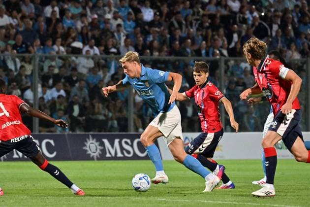 Foto IPP Felice De Martino Castel di Sangro Aq 08 08 2026 Calcio Partita Amichevole 2026 2027 Napoli - Celta De Vigo Nella foto: Rasmus Hojlund Italy Photo Press World Copyright *** IPP Photo: Felice De Martino, Castel di Sangro, Aquila, August 8, 2026 Soccer Friendly Match 20262027: Napoli vs. Celta de Vigo. Pictured: Rasmus Hojlund. Italy Photo Press World. Copyright  Castel di Sangro italy Italia ITALY  Copyright: xIMAGO R4924_italyphotopressx