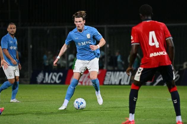 Foto IPP Felice De Martino Castel di Sangro Aq 08 08 2026 Calcio Partita Amichevole 2026 2027 Napoli - Celta De Vigo Nella foto: Scott McTominay Italy Photo Press World Copyright *** IPP Photo: Felice De Martino, Castel di Sangro, Aquila, August 8, 2026 Soccer Friendly Match 20262027: Napoli vs. Celta de Vigo. Pictured: Scott McTominay. Italy Photo Press World. Copyright  Castel di Sangro italy Italia ITALY  Copyright: xIMAGO R4924_italyphotopressx