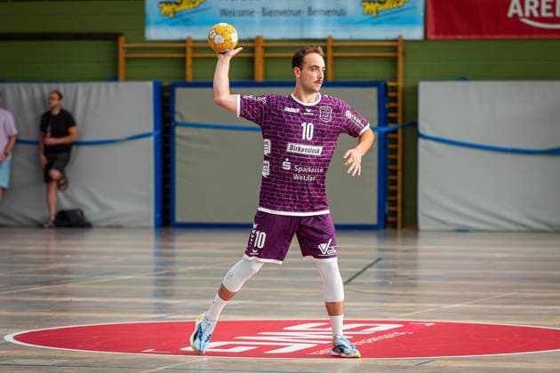 Handball, Lindencup, TV Hüttenberg - Pfadi Winterthur #2 08.08.2026, xovx, Handball Lindencup, TV Hüttenberg - Pfadi Winterthur Paul Ohl (TV Hüttenberg), Freisteller Linden Stadthalle Hessen Deutschland (DE) *** August 8, 2026, xovx, Lindencup Handball Tournament, TV Hüttenberg vs. Pfadi Winterthur, Paul Ohl (TV Hüttenberg), Freisteller Linden City Hall, Hesse, Germany, DE