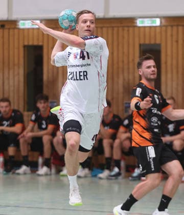 Handball, Testspiel, SG BBM Bietigheim - Kadetten Schaffhausen Bönnigheim , Handball SG BBM Bietigheim vs. Kadetten Schaffhausen , Till Hermann ( BBM ) *** Bönnigheim, Handball: SG BBM Bietigheim vs. Kadetten Schaffhausen, Till Hermann (BBM)