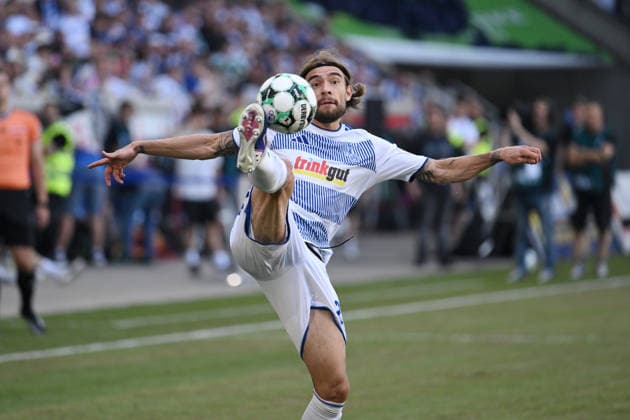 Joshua Bitter (MSV Duisburg) 08.08.2026, Fussball, 3. Liga, Saison 2026 27, 1. Spieltag, MSV Duisburg - SV Meppen 3:0 DFB regulations prohibit any use of photographs as image sequences and or quasi-video Duisburg Schauinsland Reisen Arena Nordrhein Westfalen Deutschland *** Joshua Bitter, MSV Duisburg, August 8, 2026, Soccer, 3rd Division, 2026–27 Season, Matchday 1, MSV Duisburg vs. SV Meppen 3–0. DFB regulations prohibit any use of photographs as image sequences and or quasi-video. Duisburg, Schauinsland Reisen Arena, North Rhine-Westphalia, Germany Team2