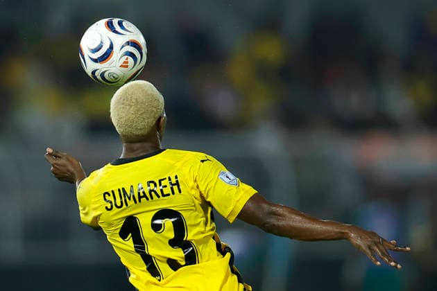 Fußball, ASEAN Hyundai Cup, Malaysia - Philippinen August 8, 2026, Kuala Lumpur, Malaysia: Mohamadou Sumareh of Malaysia seen in action during the ASEAN Hyundai Cup 2026 match between Malaysia and Philippines at Kuala Lumpur Football Stadium, Cheras. Final score; Malaysia 1:0 Philippines. ASEAN Hyundai Cup 2026 Malaysia Vs Philippines In Kuala Lumpur, Malaysia - 8 Aug 2026  - ZUMAs197 20260808_aaa_s197_248 Copyright: xWongxFokxLoyx