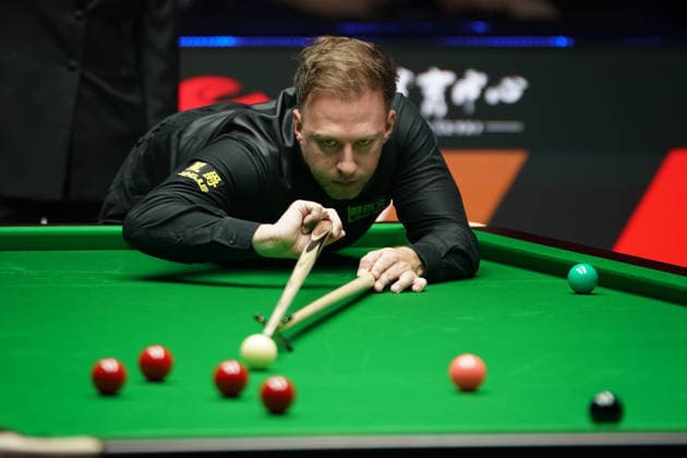 TAIYUAN, CHINA - AUGUST 09: Judd Trump of England plays a shot in the Round 1 match against Noppon Saengkham of Thailand on day 2 of the 2026 China Open (officially the 2026 Satuo China Open) at the Riverside Sports Centre on August 9, 2026 in Taiyuan, Shanxi Province of China.  Copyright: xTaixChengzhex 111658963825