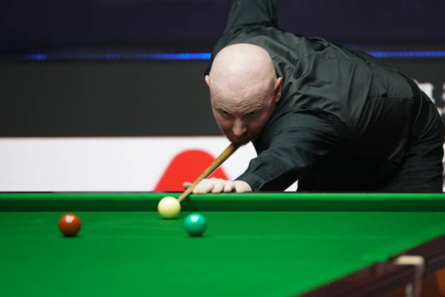 TAIYUAN, CHINA - AUGUST 09: Anthony McGill of Scotland plays a shot in the first round match against Xiao Guodong of China on day 2 of the 2026 World Snooker Tour China Open at Taiyuan Binhe Sports Center on August 9, 2026 in Taiyuan, Shanxi Province of China.  Copyright: xTaixChengzhex 111658964107