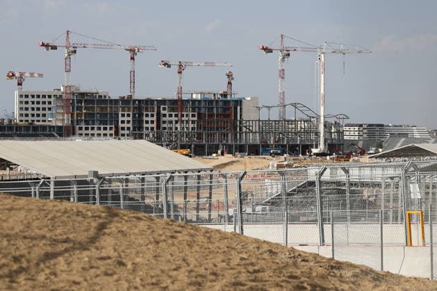 Madring Circuit Ahead Of The F1 Spanish GP In Madrid A view of the Madring circuit uder construction ahead of the Formula 1 Spanish Grand Prix, in Madrid, Spain on August 8, 2026. Madrid Spain  Copyright: xJakubxPorzyckix originalFilename:porzycki-madringc260808_npg8v.jpg