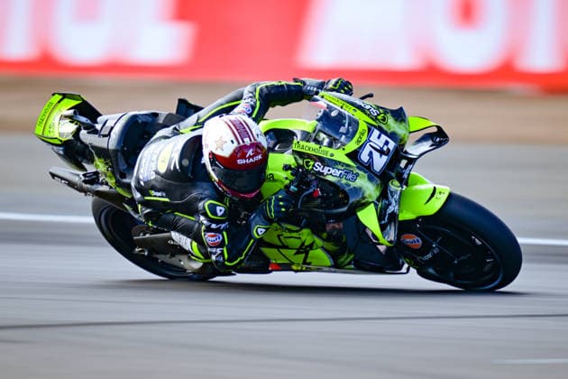 motor racing, Motorsport Moto GP Qatar Airways Grand Prix of Great Britain Superfile Trackhouse MotoGP Team rider Raul Fernandez (25) during the Moto GP Qatar Airways Grand Prix of Great Britain at Silverstone, Towcester, UK on 9 August 2026. Towcester Silverstone Northamptonshire UK Editorial use only , Copyright: xDennisxGoodwinx PSI-24671-0017