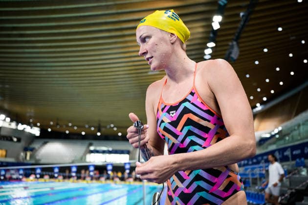 260809 Sarah Sjöström of Sweden at a swimming training session during day ten of the 2026 European Aquatics Championships on August 9, 2026 in Saint-Denis. Photo: Joel Marklund BILDBYRAN kod JM JM0836 bbeng simning swimming svomming 2026 european aquatics championships em träning training practice Sverige Sweden *** August 9, 2026: Sarah Sjöström of Sweden at a swimming training session on the tenth day of the 2026 European Aquatics Championships, 2026 in Saint Denis. Photo by Joel Marklund. BILDBYRAN code JM JM0836 bbeng swimming 2026 European Aquatics Championships EM training practice Sweden  Copyright: JOELxMARKLUND BB260809JM007