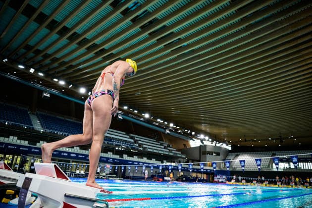 260809 Sarah Sjöström of Sweden at a swimming training session during day ten of the 2026 European Aquatics Championships on August 9, 2026 in Saint-Denis. Photo: Joel Marklund BILDBYRAN kod JM JM0836 bbeng simning swimming svomming 2026 european aquatics championships em träning training practice Sverige Sweden *** August 9, 2026: Sarah Sjöström of Sweden at a swimming training session on the tenth day of the 2026 European Aquatics Championships, 2026 in Saint Denis. Photo by Joel Marklund. BILDBYRAN code JM JM0836 bbeng swimming 2026 European Aquatics Championships EM training practice Sweden  Copyright: JOELxMARKLUND BB260809JM008