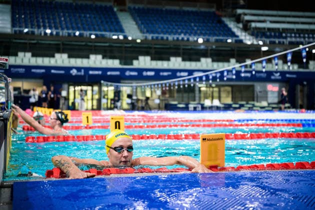 260809 Sarah Sjöström of Sweden at a swimming training session during day ten of the 2026 European Aquatics Championships on August 9, 2026 in Saint-Denis. Photo: Joel Marklund BILDBYRAN kod JM JM0836 bbeng simning swimming svomming 2026 european aquatics championships em träning training practice Sverige Sweden *** August 9, 2026: Sarah Sjöström of Sweden at a swimming training session on the tenth day of the 2026 European Aquatics Championships, 2026 in Saint Denis. Photo by Joel Marklund. BILDBYRAN code JM JM0836 bbeng swimming 2026 European Aquatics Championships EM training practice Sweden  Copyright: JOELxMARKLUND BB260809JM010