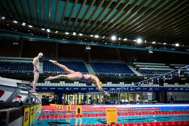 260809 Sarah Sjöström of Sweden at a swimming training session during day ten of the 2026 European Aquatics Championships on August 9, 2026 in Saint-Denis. Photo: Joel Marklund BILDBYRAN kod JM JM0836 bbeng simning swimming svomming 2026 european aquatics championships em träning training practice Sverige Sweden *** August 9, 2026: Sarah Sjöström of Sweden at a swimming training session on the tenth day of the 2026 European Aquatics Championships, 2026 in Saint Denis. Photo by Joel Marklund. BILDBYRAN code JM JM0836 bbeng swimming 2026 European Aquatics Championships EM training practice Sweden  Copyright: JOELxMARKLUND BB260809JM013