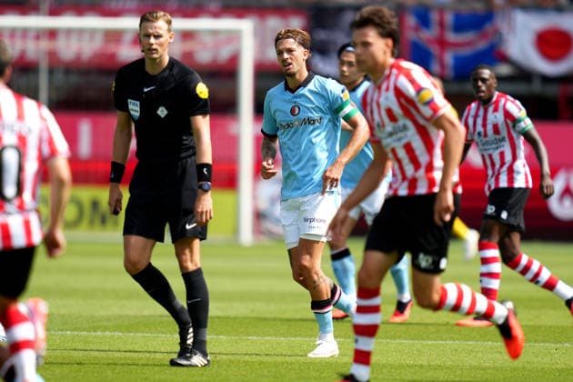 Eredivisie: Sparta Rotterdam v Feyenoord Rotterdam Rotterdam - Luciano Valente of Feyenoord Rotterdam during the first competition round of the 2026 2027 Eredivisie season. The match is set between Sparta Rotterdam and Feyenoord Rotterdam at Het Kasteel on 9 August 2026 in Rotterdam, The Netherlands. (Hero Images Danny de Groot) Copyright: xDannyxdexGrootx