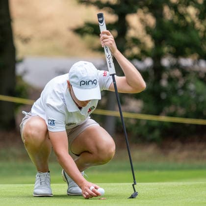 Dorota Zalewska during the 4th and final round of the PIF London Championship at the Centurion Club, St Albans, UK on 9 August 2026. Copyright: xPhilxHutchinsonx 45320010