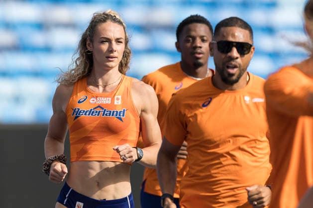 BIRMINGHAM, GREAT BRITAIN - AUGUST 9, 2026 : Lieke KLAVER (NED Netherlands) during the warm-up session of the European Athletics Championships at Alexander Stadium on August 9, 2026 in Birmingham, Great Britain. Oregon Great Britain Copyright: xAxelxKohringx