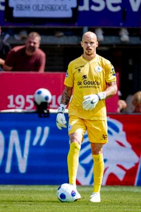 ROTTERDAM - Sparta Rotterdam goalkeeper Filip Bednareq during the Vriendenloterij Eredivisie match between Sparta and Feyenoord at Stadion Het Kasteel on August 9, 2026 in Rotterdam, the Netherlands. (Photo by DeFodi Images) - *** ROTTERDAM: Sparta Rotterdam goalkeeper Filip Bednareq during the Vriendenloterij Eredivisie match between Sparta and Feyenoord at Stadion Het Kasteel on August 9, 2026, in Rotterdam, the Netherlands. Photo by DeFodi Images