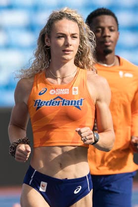 BIRMINGHAM, GREAT BRITAIN - AUGUST 9, 2026 : Lieke KLAVER (NED Netherlands) during the warm-up session of the European Athletics Championships at Alexander Stadium on August 9, 2026 in Birmingham, Great Britain. Oregon Great Britain Copyright: xAxelxKohringx