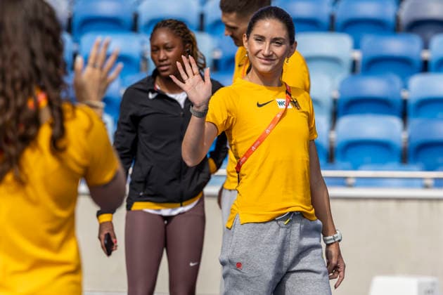 BIRMINGHAM, GREAT BRITAIN - AUGUST 9, 2026 : Gesa Felicitas KRAUSE (GER Germany) during the training day before the European Athletics Championships at Alexander Stadium on August 9, 2026 in Birmingham, Great Britain. Nordrhein-Westfalen Great Britain Copyright: xLeahxKohringx