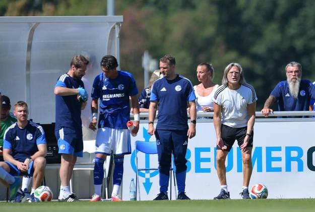Schalke 04 U19 - MSV Duisburg U19 ** NUR FÜR REDAKTIONELLE ZWECKE ** EDITORIAL USE ONLY **<p>Fußball U19 DFB-Nachwuchsliga - Vorrunde Gruppe H 1.SPIELTAG: Schalke 04 U19 - MSV Duisburg U19 am 09.08.2026 im Parkstadion in Gelsenkirchen Norbert Elgert ( Trainer Schalke 04 U19 ) Deutschland Nordrhein-Westfalen Gelsenkirchen Copyright: ThorstenxTillmann *** Schalke 04 U19 vs. MSV Duisburg U19 ** FOR EDITORIAL PURPOSES ONLY ** EDITORIAL USE ONLY ** p Soccer U19 DFB Youth League Preliminary Round Group H Matchday 1 Schalke 04 U19 vs. MSV Duisburg U19 on August 9, 2026, at the Parkstadion in Gelsenkirchen Norbert Elgert, Coach of Schalke 04 U19, Germany, North Rhine-Westphalia Gelsenkirchen Copyright ThorstenxTillmann Copyright: ThorstenxTillmann doc872zvd21vus16cy6mpk4 ,EDITORIAL USE ONLY