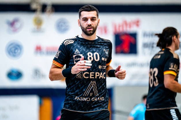 09.08.2026, xdobgx, Handball Heide-Cup 2026, HOJ Elite - Provence Aix v.l. Vanja Ilic (PAUC Handball, 80) Portrait, Portraet, Einzelbild Schneverdingen *** August 9, 2026, xdobgx, Handball Heide Cup 2026, HOJ Elite Provence Aix vs. Vanja Ilic PAUC Handball, 80 Portrait, Portrait, Single Image, Schneverdingen