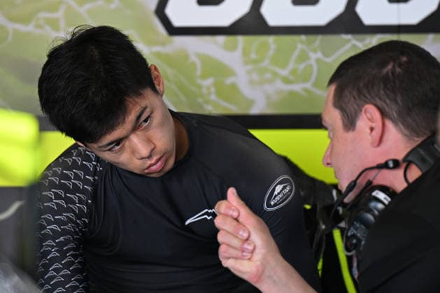 RECORD DATE NOT STATED 9th August 2026; Silverstone Circuit, Northamptonshire, England; 2026 MotoGP Grand Prix of Great Britain, Race Day; Ai Ogura of SuperFile Trackhouse MotoGP Team before the MotoGP Warm Up and Rider Parade SimonxWest