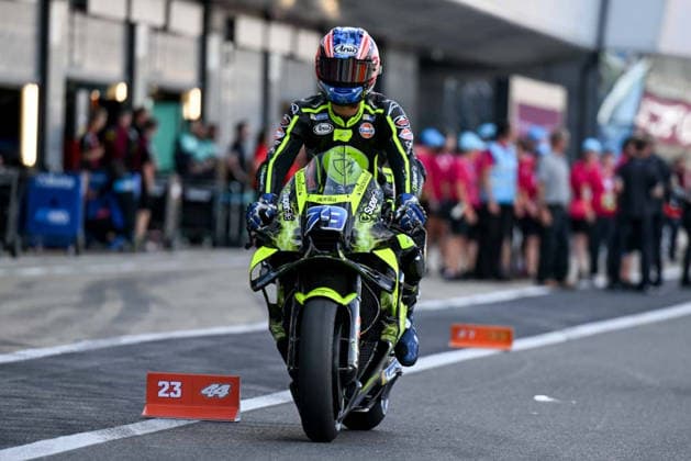 RECORD DATE NOT STATED 9th August 2026; Silverstone Circuit, Northamptonshire, England; 2026 MotoGP Grand Prix of Great Britain, Race Day; Ai Ogura of SuperFile Trackhouse MotoGP Team enters the pit lane after warmup SimonxWest