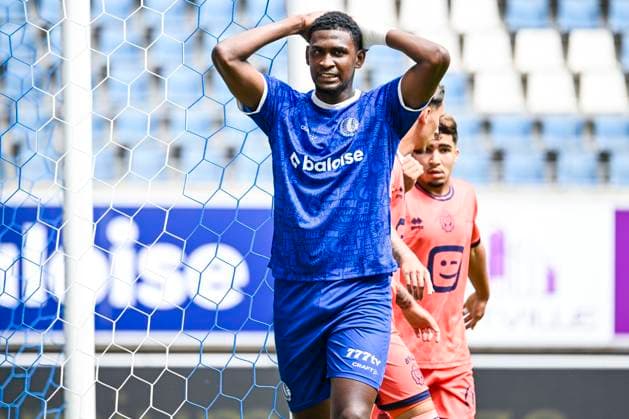 KAA Gent v KV Mechelen - Jupiler Pro League GENT, BELGIUM - AUGUST 09 : Vergara Josue forward of KAA Gent reacts during the Jupiler Pro League match between KAA Gent and KV Mechelen on August 9, 2026 in Gent, Belgium, 09 08 2026 Gent Belgium  Copyright: xTgox