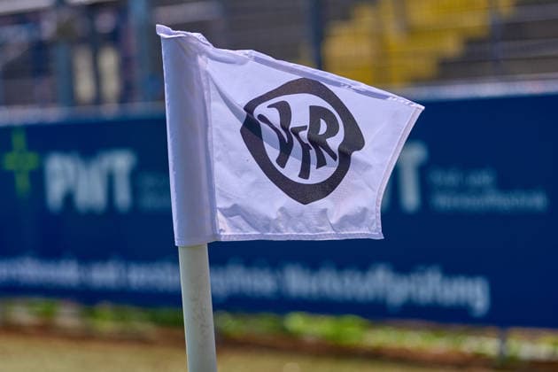 Eckfahne VfR Aalen GER, VfR Aalen vs. SC Freiburg II, Fussball, Herren, Regionalliga Suedwest, 1. Spieltag, Spielzeit 2026 2027, 09.08.2026 GER, VfR Aalen vs. SC Freiburg II, Fussball, Herren, Regionalliga Suedwest, 1. Spieltag, Spielzeit 2026 2027, 09.08.2026 Aalen *** Corner flag VfR Aalen GER, VfR Aalen vs. SC Freiburg II, Soccer, Men s, Regionalliga Southwest, Matchday 1, 2026–2027 season, August 9, 2026 GER, VfR Aalen vs. SC Freiburg II, Soccer, Men s, Regionalliga Southwest, Matchday 1, 2026–2027 Season, August 9, 2026 Aalen Copyright: xEibner-Pressefotox EP_ODS