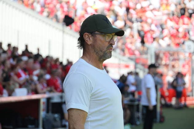 Trainer Claus-Dieter Wollitz (Energie Cottbus) Fussball 2. Bundesliga 2026 2027 FC Energie Cottbus - Hannover 96 *** Coach Claus Dieter Wollitz, Energie Cottbus, Soccer, 2. Bundesliga, 2026–2027, FC Energie Cottbus, Hannover 96