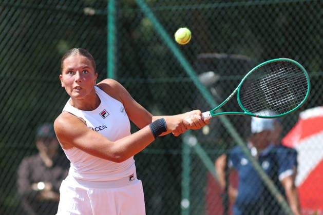 Leipzig Open 2026, ITF-Finale: Ida Wobker vs. Irene Burillo, 09.08.2026 Ida Wobker (Deutschland GER) im Finale. Leipzig Open 2026, ITF World Tennis Tour, 09.08.2026 auf der Anlage des Leipziger Tennisclubs 1990 in der Sportforum-Nordanlage. *** Leipzig Open 2026, ITF Final: Ida Wobker vs. Irene Burillo, August 9, 2026—Ida Wobker (Germany, GER) in the final of the Leipzig Open 2026, ITF World Tennis Tour, August 9, 2026, at the Leipzig Tennis Club 1990 on the Sportforum Nordanlage grounds Copyright: xBEAUTIFULxSPORTS JanxKaeferx