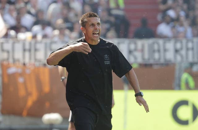 Trainer Marcel Rapp (St. Pauli) Fussball, 2.Liga, Saison 2026-2027 Herren, FC St.Pauli gegen Greuther Fuerth DFL REGULATIONS PROHIBIT ANY USE OF PHOTOGRAPHS AS IMAGE SEQUENCES AND OR QUASI-VIDEO. *** Coach Marcel Rapp, St. Pauli Soccer, 2nd Division, 2026–2027 Men s Season, FC St. Pauli vs. Greuther Fürth. DFL regulations prohibit any use of photographs as image sequences and or quasi-video.