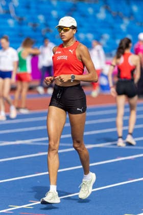 2026 European Athletics Championships Previews, Alexander Stadium, Birmingham 9 8 2026 Switzerland™s Audrey Werro in Alexander Stadium ahead of the 2026 European Athletics Championships Audrey Werro 9 8 2026  Copyright: xx MT2_2567