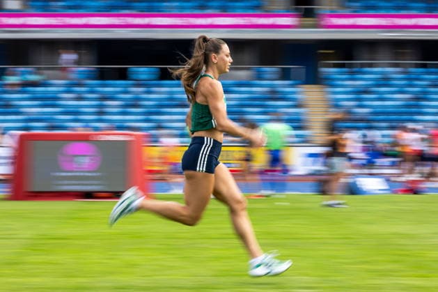 2026 European Athletics Championships Previews, Alexander Stadium, Birmingham 9 8 2026 Sophie Becker training in Alexander Stadium ahead of the 2026 European Athletics Championships Sophie Becker 9 8 2026  Copyright: xx MT2_2668