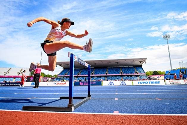 European Athletics Championships Birmingham 2026 - Media Activities 09 08 2026 BIRMINGHAM, ENGLAND - AUGUST 09 : Couckuyt Paulien (BEL) during a training session ahead of the Birmingham 2026 European Athletics Championships on August 09, 2026 in Birmingham, England, 09 08 2026  Copyright: xTomasxSiskx