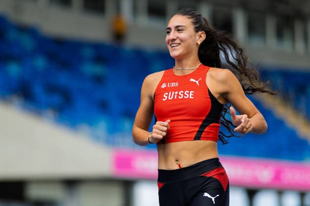 BIRMINGHAM, UNITED KINGDOM - AUGUST 9: Valentina Rosamilia of Switzerland during the European Athletics Championships at Alexander Stadium on August 9, 2026 in Birmingham, United Kingdom. England United Kingdom Copyright: xBEAUTIFULxSPORTS TobiasxLacknerx
