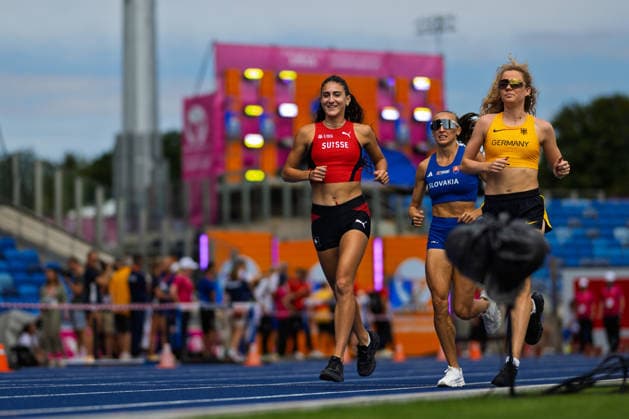 BIRMINGHAM, UNITED KINGDOM - AUGUST 9: Valentina Rosamilia of Switzerland during the European Athletics Championships at Alexander Stadium on August 9, 2026 in Birmingham, United Kingdom. England United Kingdom Copyright: xBEAUTIFULxSPORTS TobiasxLacknerx