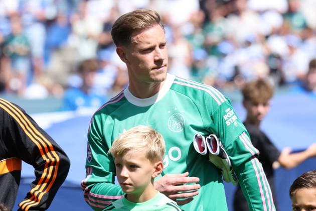 ZWOLLE - AFC Ajax Amsterdam goalkeeper Marc Ter Stegen during the Eredivisie match between PEC Zwolle and Ajax at MAC3PARK stadium on August 8, 2026 in Zwolle, the Netherlands. (Photo by DeFodi Images) - *** ZWOLLE AFC Ajax Amsterdam goalkeeper Marc Ter Stegen during the Eredivisie match between PEC Zwolle and Ajax at MAC3PARK Stadium on August 8, 2026, in Zwolle, the Netherlands. Photo by DeFodi Images