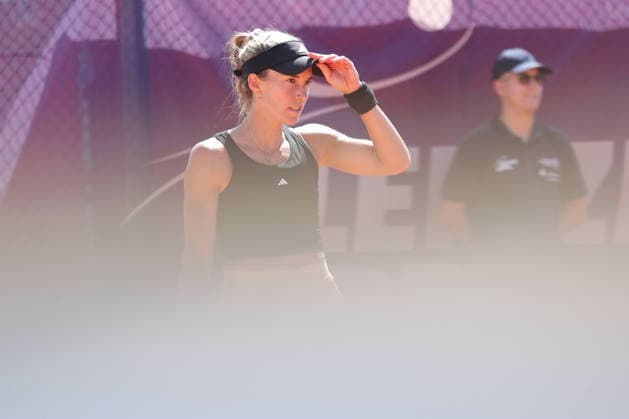 Leipzig Open 2026, ITF-Finale: Ida Wobker vs. Irene Burillo, 09.08.2026 Irene Burillo (Spanien ESP) im Finale. Leipzig Open 2026, ITF World Tennis Tour, 09.08.2026 auf der Anlage des Leipziger Tennisclubs 1990 in der Sportforum-Nordanlage. *** Leipzig Open 2026, ITF Final: Ida Wobker vs. Irene Burillo, August 9, 2026—Irene Burillo (Spain, ESP) in the final of the Leipzig Open 2026, ITF World Tennis Tour, August 9, 2026, at the Leipzig Tennis Club 1990 on the Sportforum Nordanlage grounds Copyright: xBEAUTIFULxSPORTS JanxKaeferx