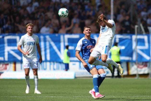 Marco Schuster (FC Hansa Rostock, 5) GER, TSG Hoffenheim II - Hansa Rostock Fussball 1.Spieltag Spielzeit 2026 2027 3.Liga 09.08.2026 (DFL DFB REGULATIONS PROHIBIT ANY USE OF PHOTOGRAPHS as IMAGE SEQUENCES and or QUASI-VIDEO). GER TSG Hoffenheim II - Hansa Rostock Fussball 1.Spieltag Spielzeit 2026 2027 09.08.2026 Hoffenheim *** Marco Schuster, FC Hansa Rostock, 5 GER, TSG Hoffenheim II vs. Hansa Rostock Soccer Matchday 1, 2026–2027 Season, 3. Liga, August 9, 2026. DFL and DFB regulations prohibit any use of photographs as image sequences and or quasi-videoVIDEO GER TSG Hoffenheim II Hansa Rostock Soccer Matchday 1 Season 2026–2027 August 9, 2026 Hoffenheim Copyright: xEibner-Pressefoto JoergxHirschx EP_JHH