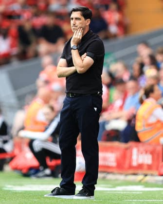 pre-season friendly: Liverpool v Monaco Liverpool manager Andoni Iraola during the pre-season friendly match Liverpool vs Monaco at Anfield, Liverpool, United Kingdom on 09 August 2026 (Photo by Jorge Horsted News Images) Liverpool Anfield Merseyside United Kingdom Copyright: xJorgexHorsted NewsxImagesx