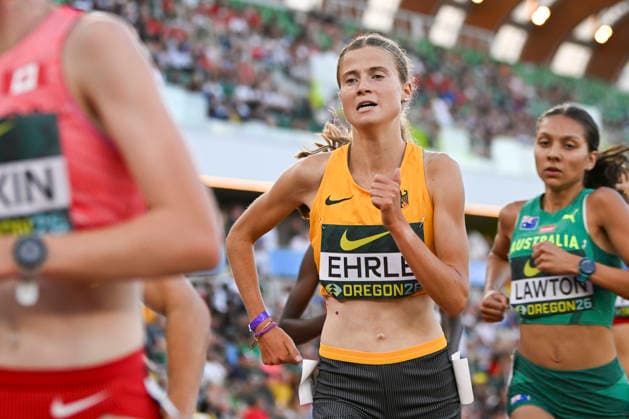 World Athletics U20 Championships Oregon 2026 EUGENE, UNITED STATES OF AMERICA - AUGUST 9, 2026 : Julia Ehrle (GER) competing during the World Athletics U20 Championships Oregon 2026 at Hayward Field on August 9, 2026 in Eugene, United States Of America. *** World Athletics U20 Championships Oregon 2026 EUGENE, UNITED STATES OF AMERICA AUGUST 9, 2026 Julia Ehrle (GER) competing during the World Athletics U20 Championships Oregon 2026 at Hayward Field on August 9, 2026, in Eugene, United States of America Copyright: xBEAUTIFULxSPORTS DecaxText&Bildx