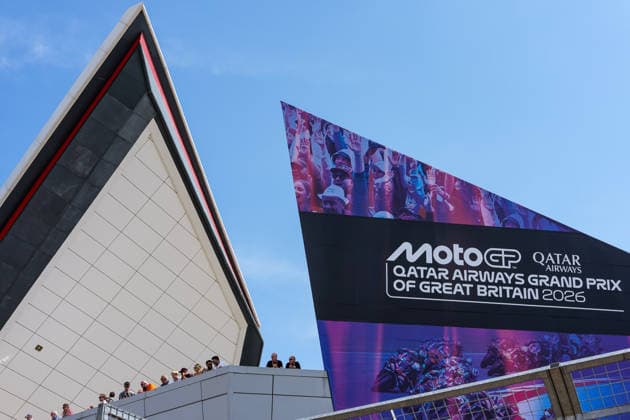 General view during the MotoGP Race at Round 12 of the 2026 Qatar Airways Grand Prix of Great Britain at Silverstone Circuit, Towcester, England on the 9 August 2026.  Copyright: xDavidxHornx PMI-7310-0277