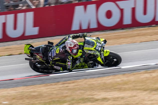 Raul Fernandez (Spain) of the SuperFile Trackhouse MotoGP Team ( 25) on his way to winning the MotoGP Race at Round 12 of the 2026 Qatar Airways Grand Prix of Great Britain at Silverstone Circuit, Towcester, England on the 9 August 2026.  Copyright: xDavidxHornx PMI-7310-0279