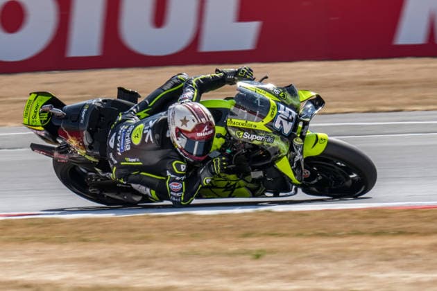 Raul Fernandez (Spain) of the SuperFile Trackhouse MotoGP Team ( 25) on his way to winning the MotoGP Race at Round 12 of the 2026 Qatar Airways Grand Prix of Great Britain at Silverstone Circuit, Towcester, England on the 9 August 2026.  Copyright: xDavidxHornx PMI-7310-0280